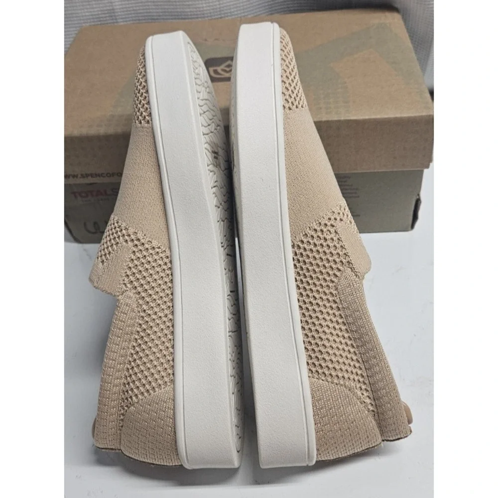 Spenco Women's Coastal Slip-On Wheat woman US 6 textile upper